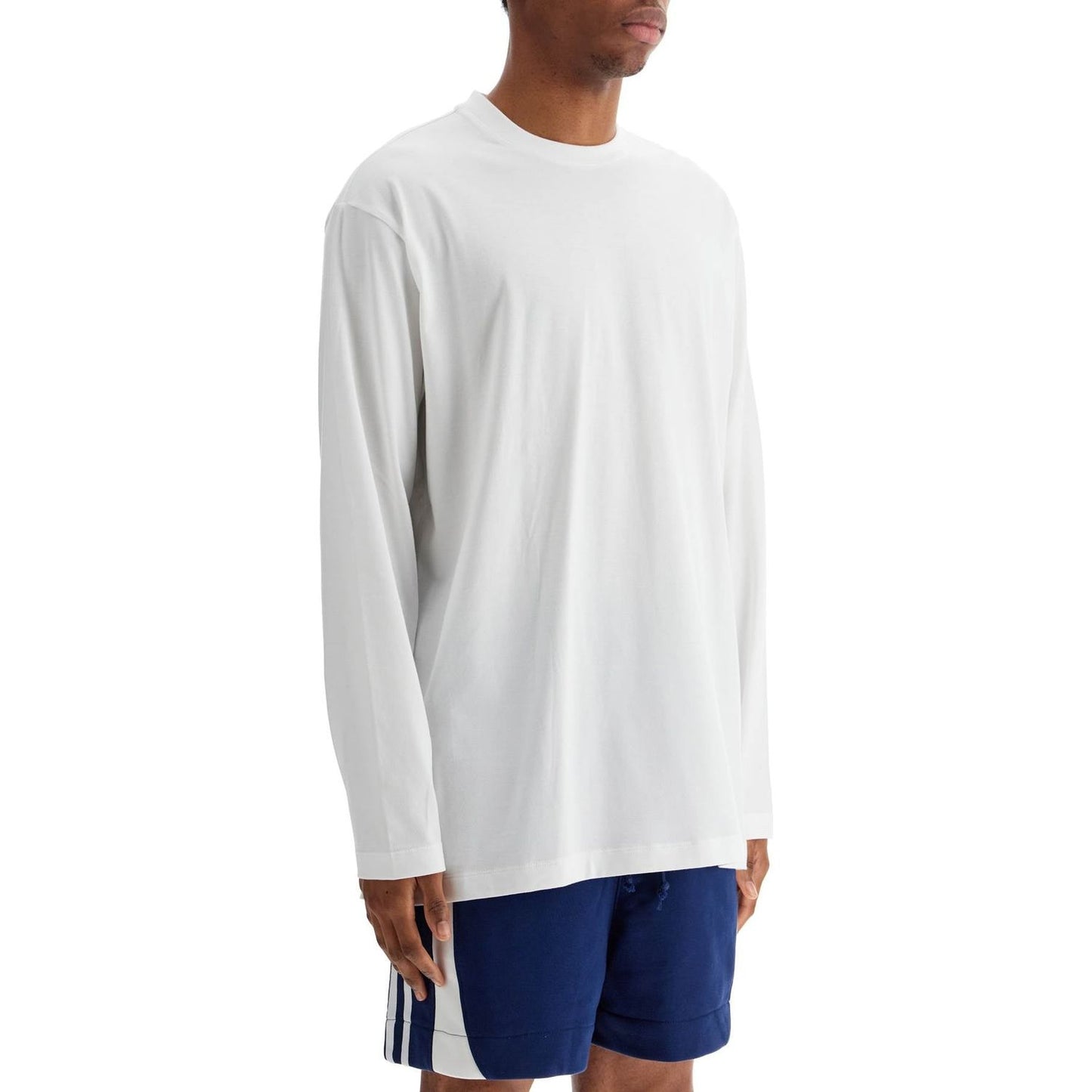 Y-3 white cotton t-shirt with graphic print Topwear Y-3