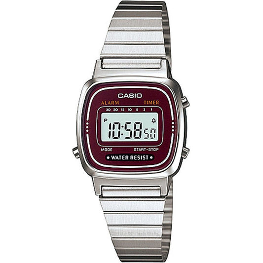 CASIO VINTAGE Mod. ICONIC MINI STEEL BORDEAUX-0