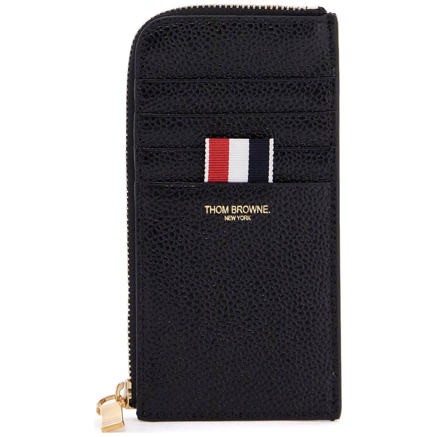 Thom Browne pebble grain leather cardholder Small Leather Goods Thom Browne