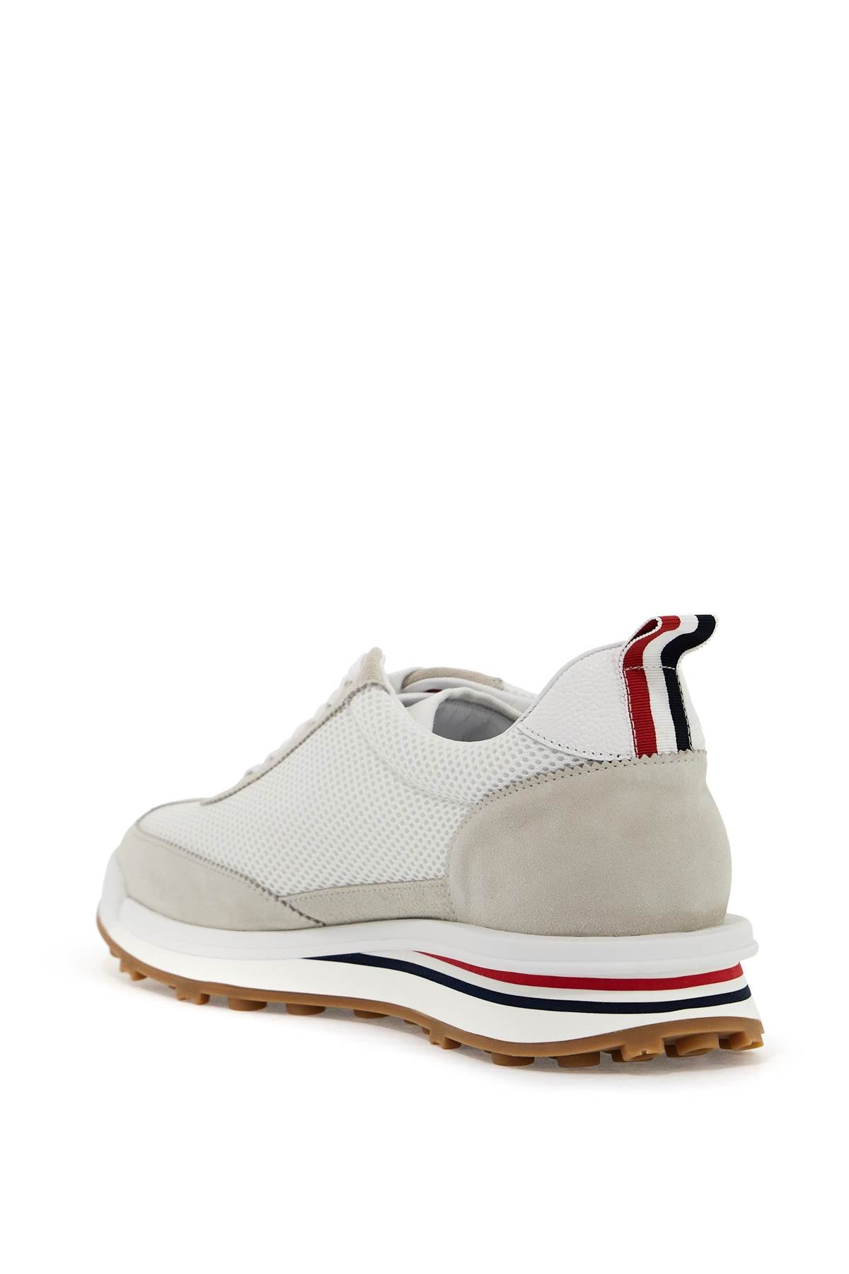 Thom Browne mesh and suede leather sneakers in 9 Sneakers Thom Browne