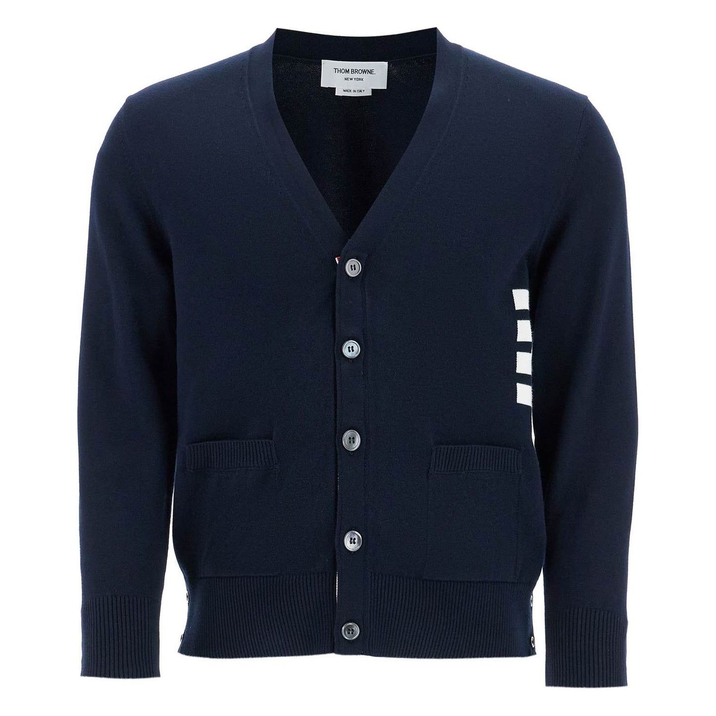 Thom Browne 4-bar cotton cardigan for men Knitwear Thom Browne