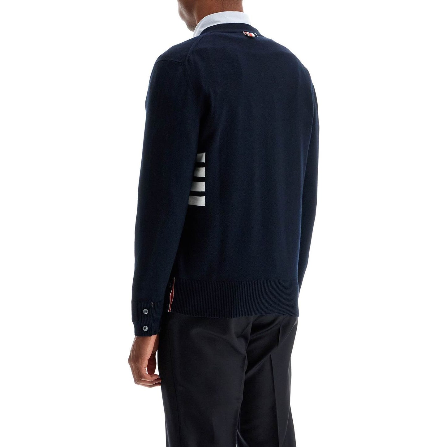 Thom Browne 4-bar cotton cardigan for men Knitwear Thom Browne