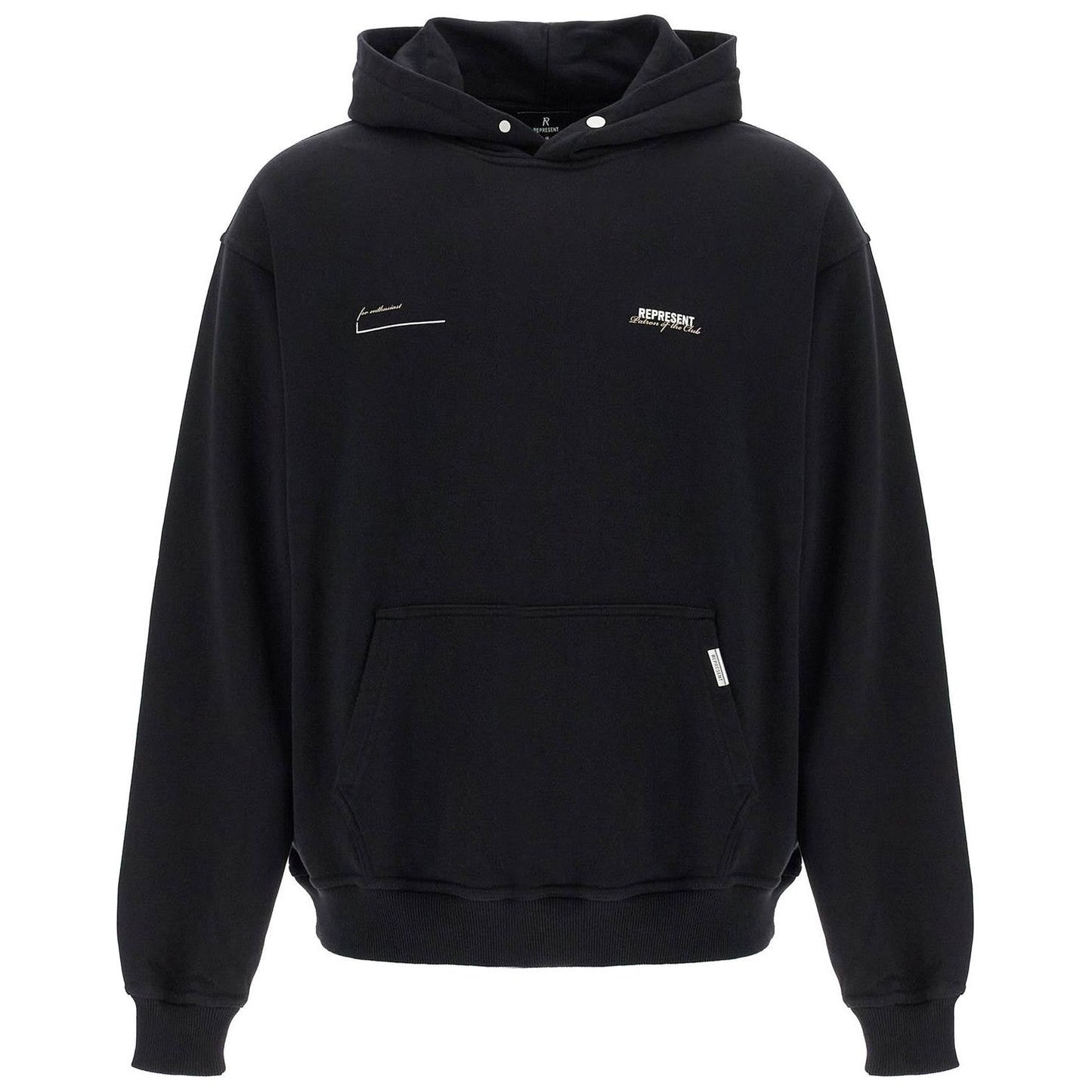 REPRESENT hooded oversized sweatshirt in brushed cotton jersey Topwear REPRESENT