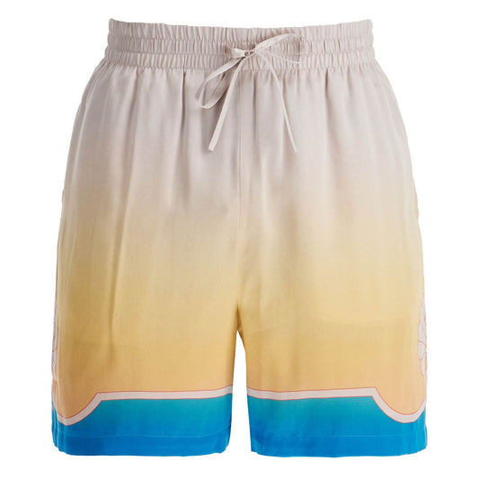 Casablanca colorful silk bermuda shorts set Short trousers Casablanca