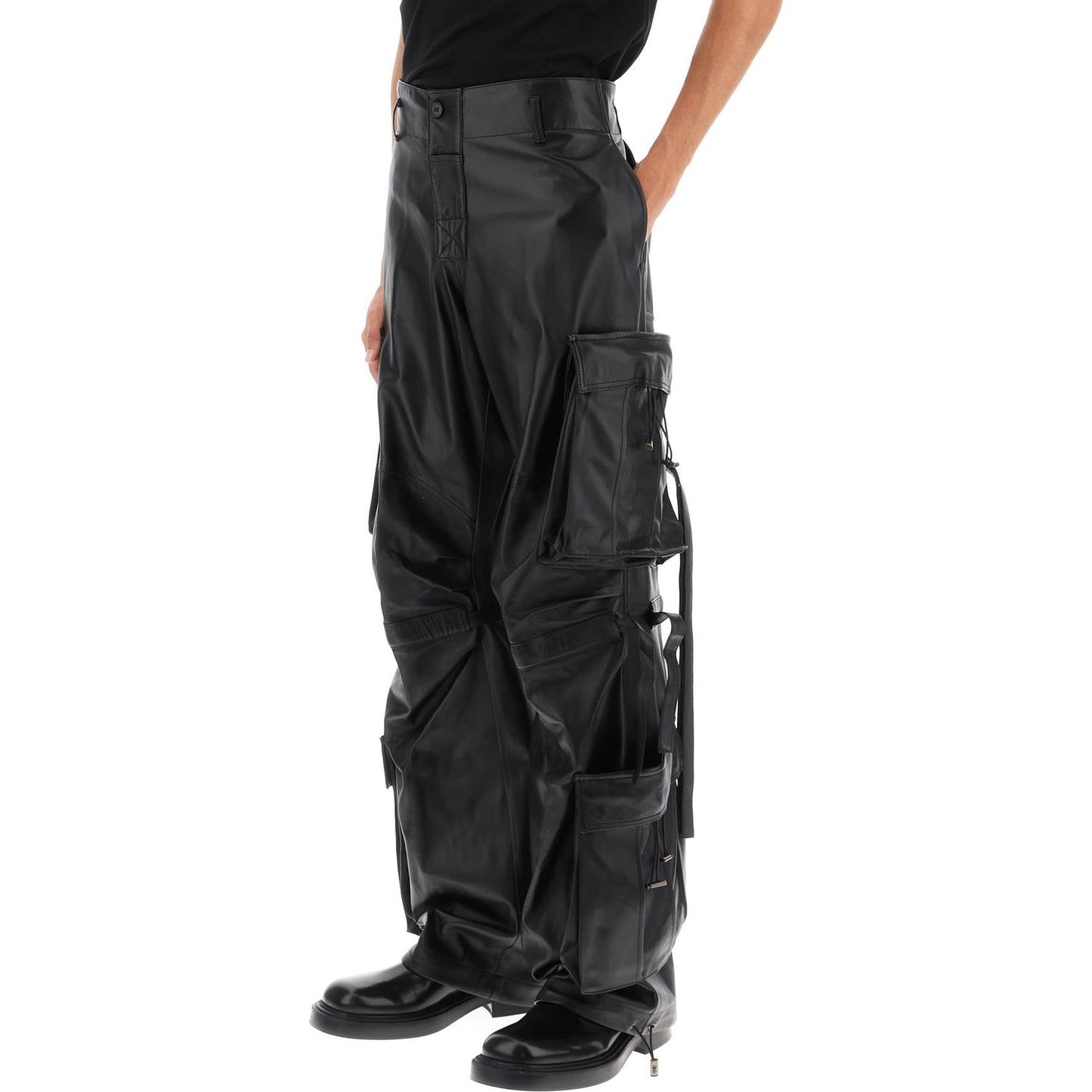 Darkpark luis lamb-leather cargo pants Trousers Darkpark