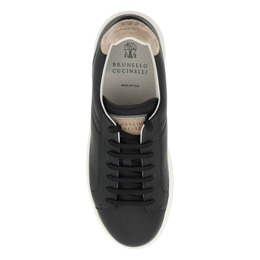 Brunello Cucinelli hammered leather sneakers Sneakers Brunello Cucinelli