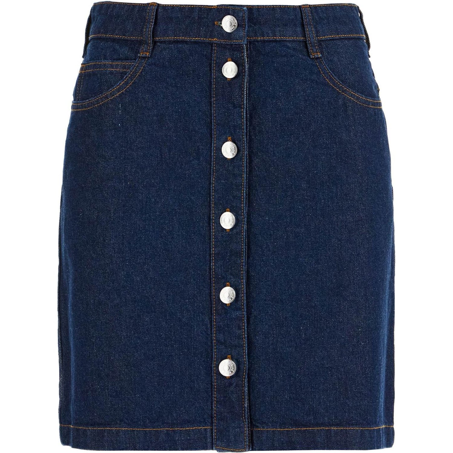 Maison Kitsune japanese denim mini skirt Skirts Maison Kitsune