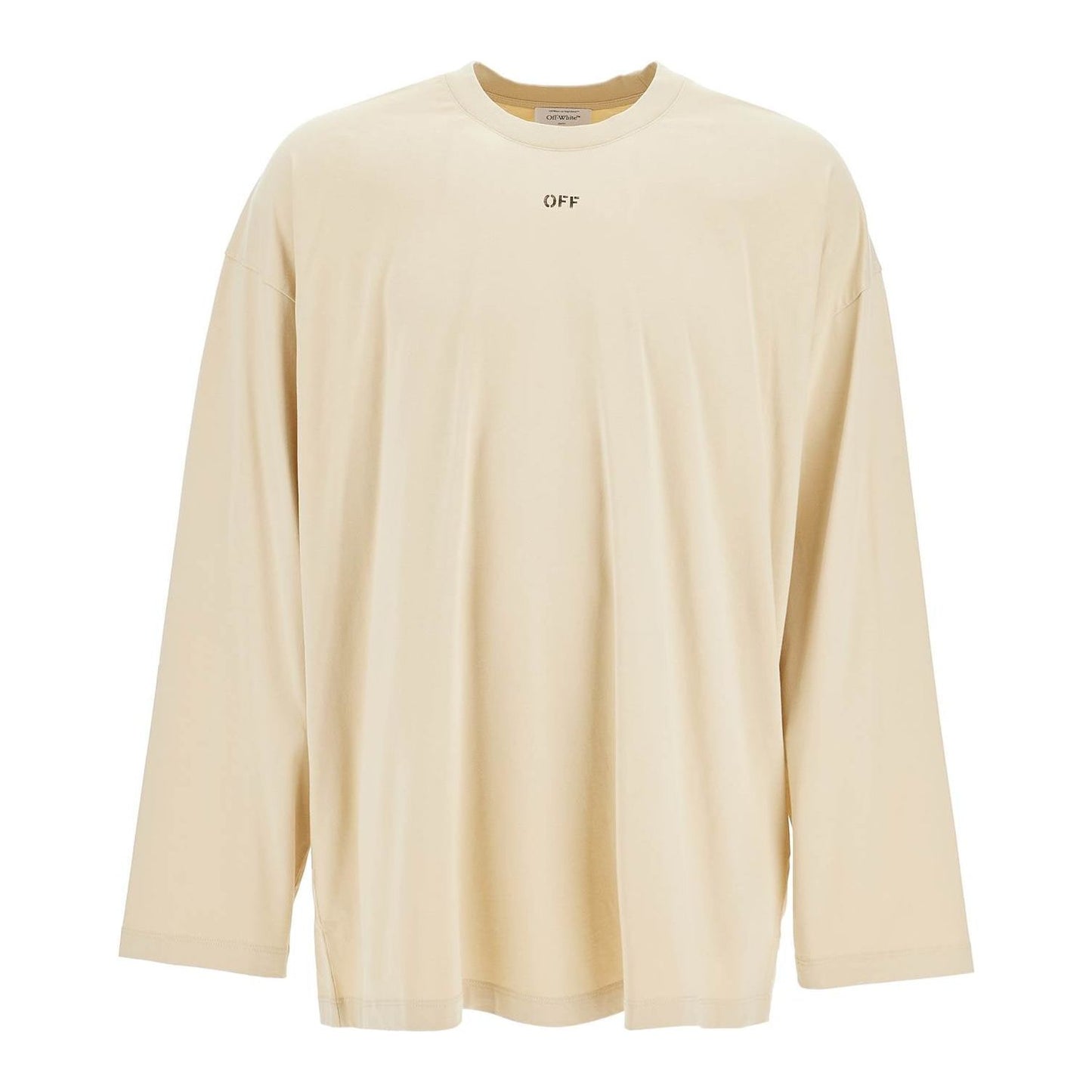 Off White Off-White long sleeve oversized t-shirt Topwear Off White