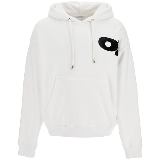 Off-White hooded sweatshirt in French terry cotton Topwear Off White