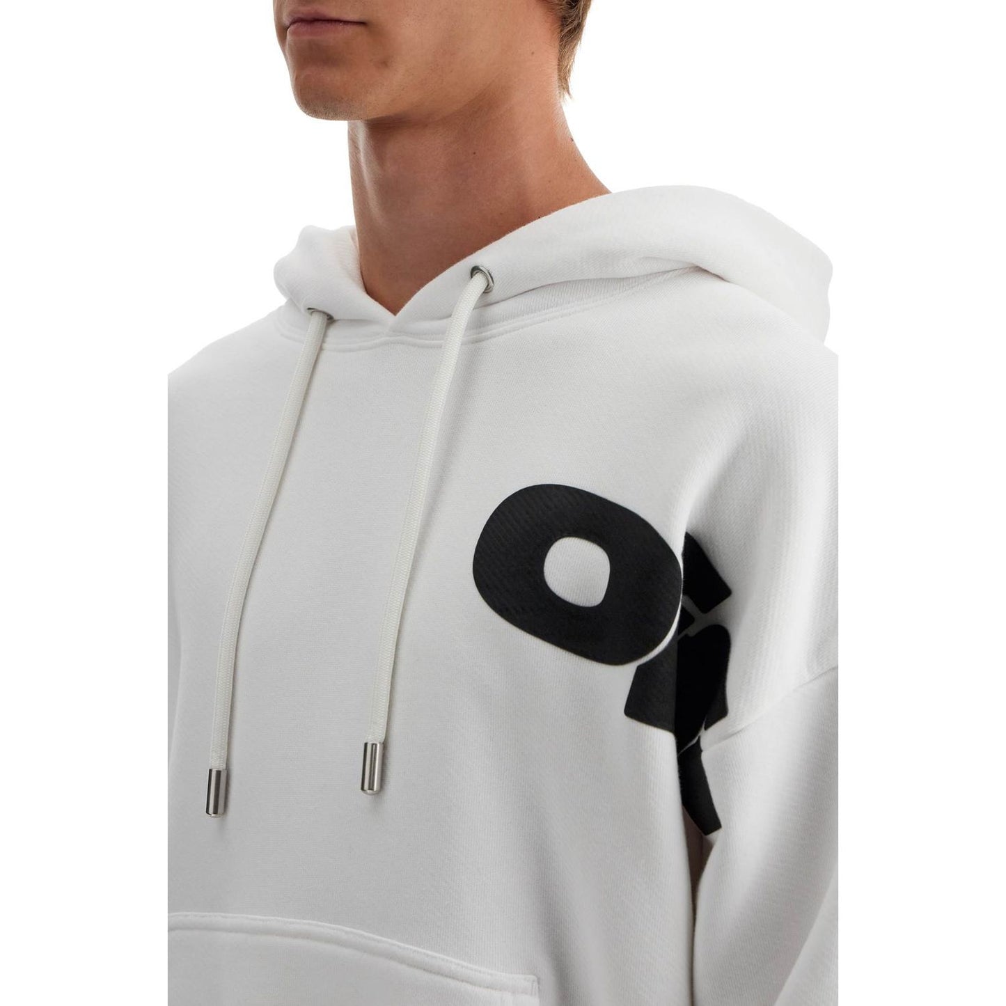 Off-White hooded sweatshirt in French terry cotton Topwear Off White