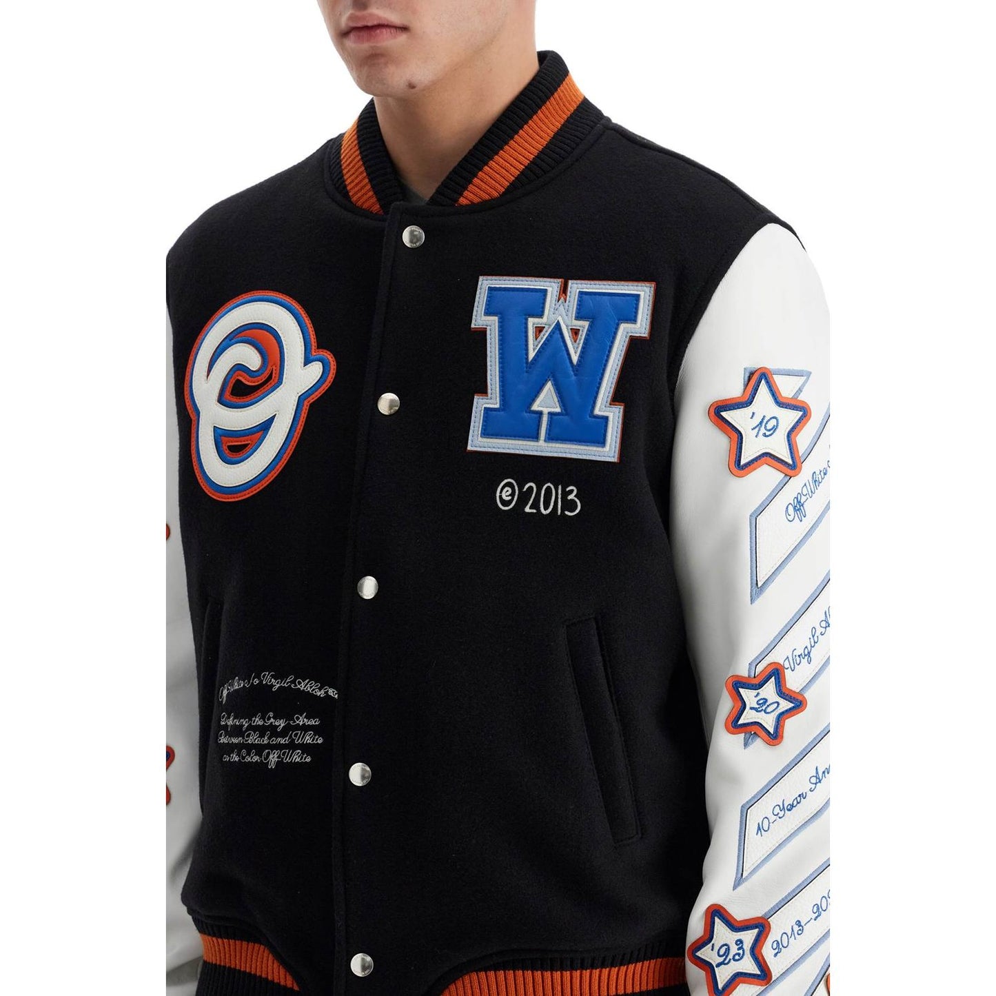 Off White Off-White bomber varsity wizard