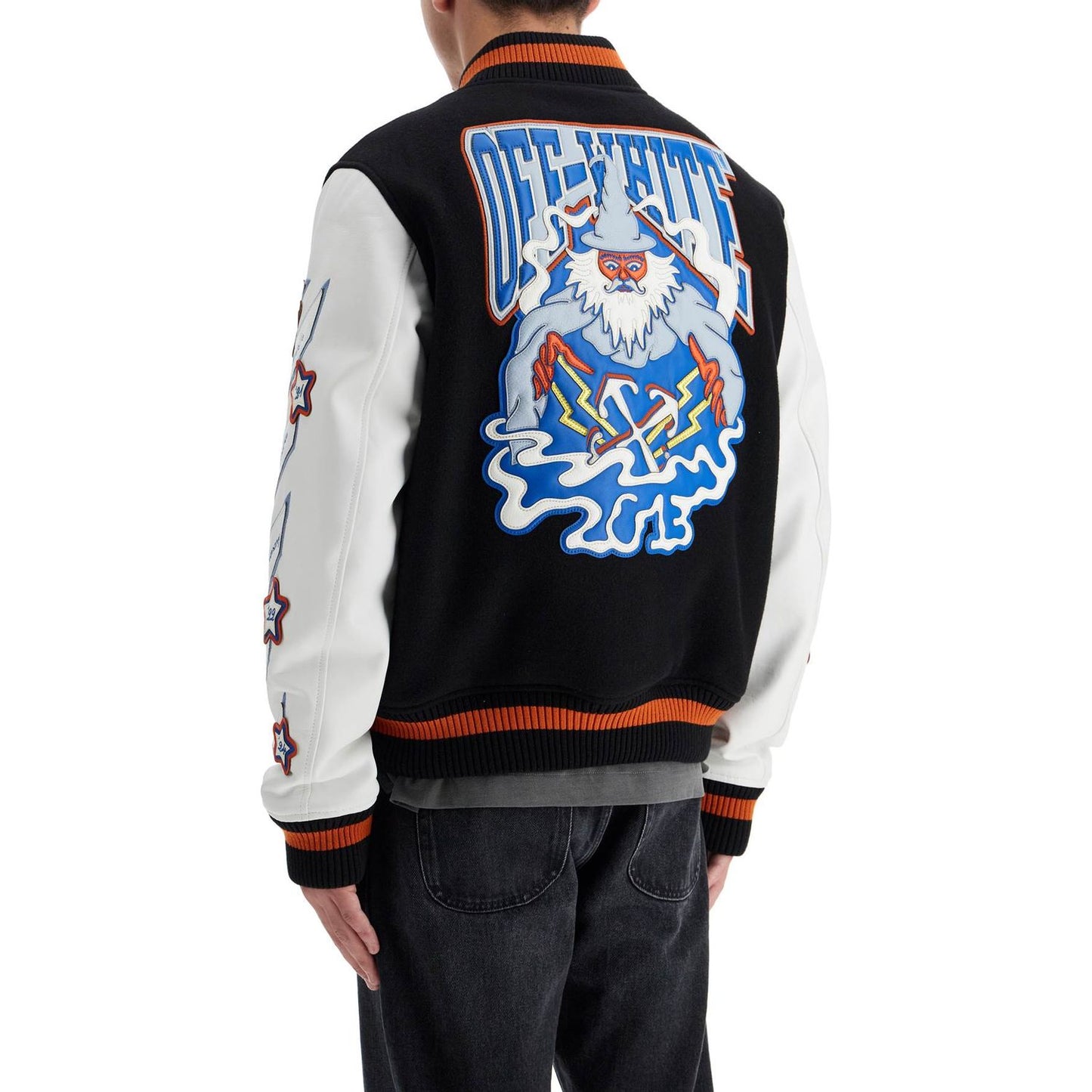 Off White Off-White bomber varsity wizard