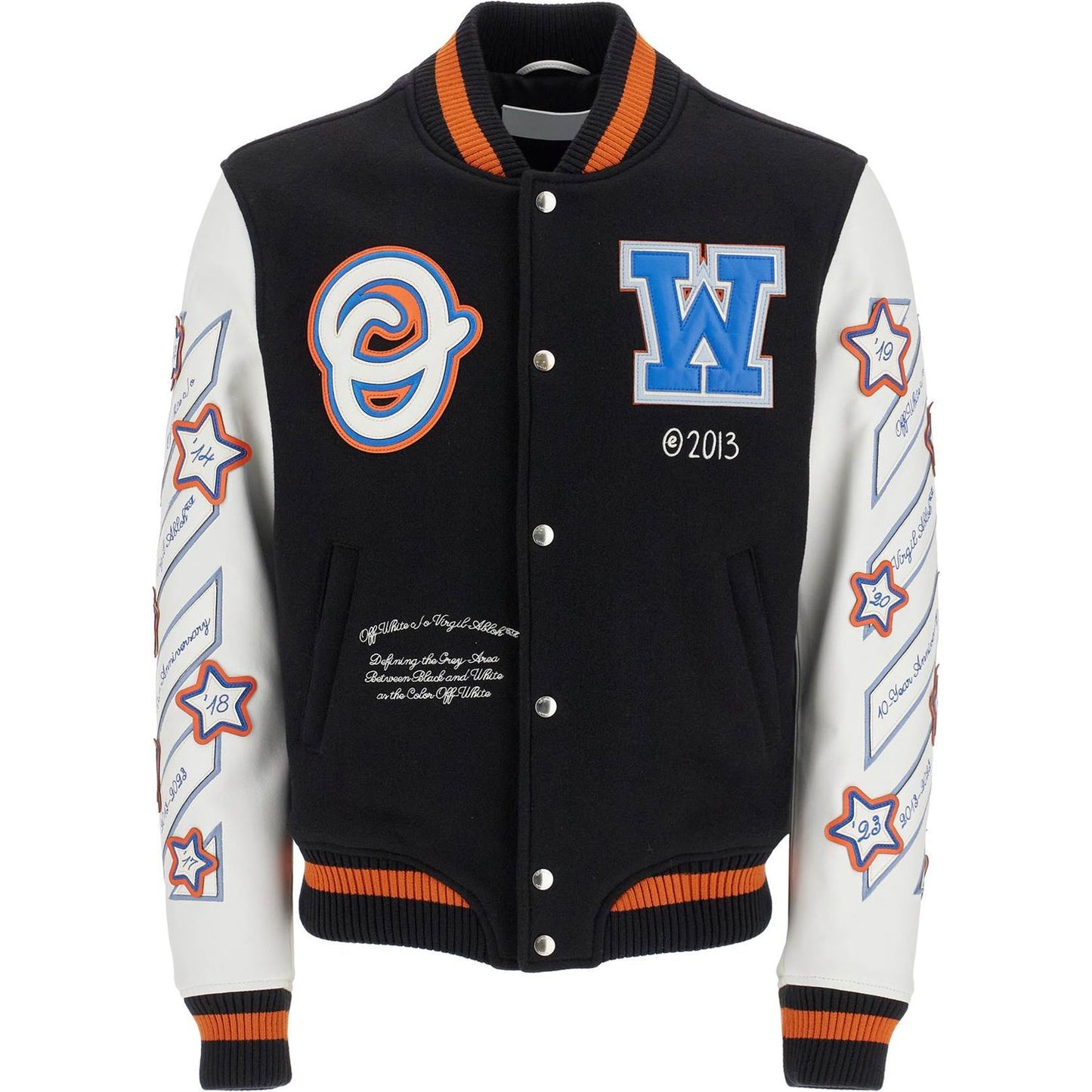 Off White Off-White bomber varsity wizard