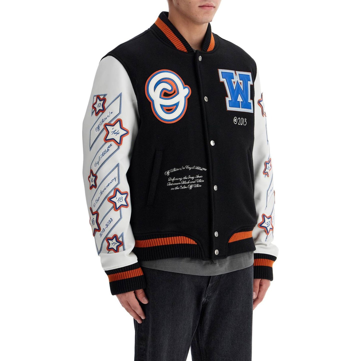 Off White Off-White bomber varsity wizard