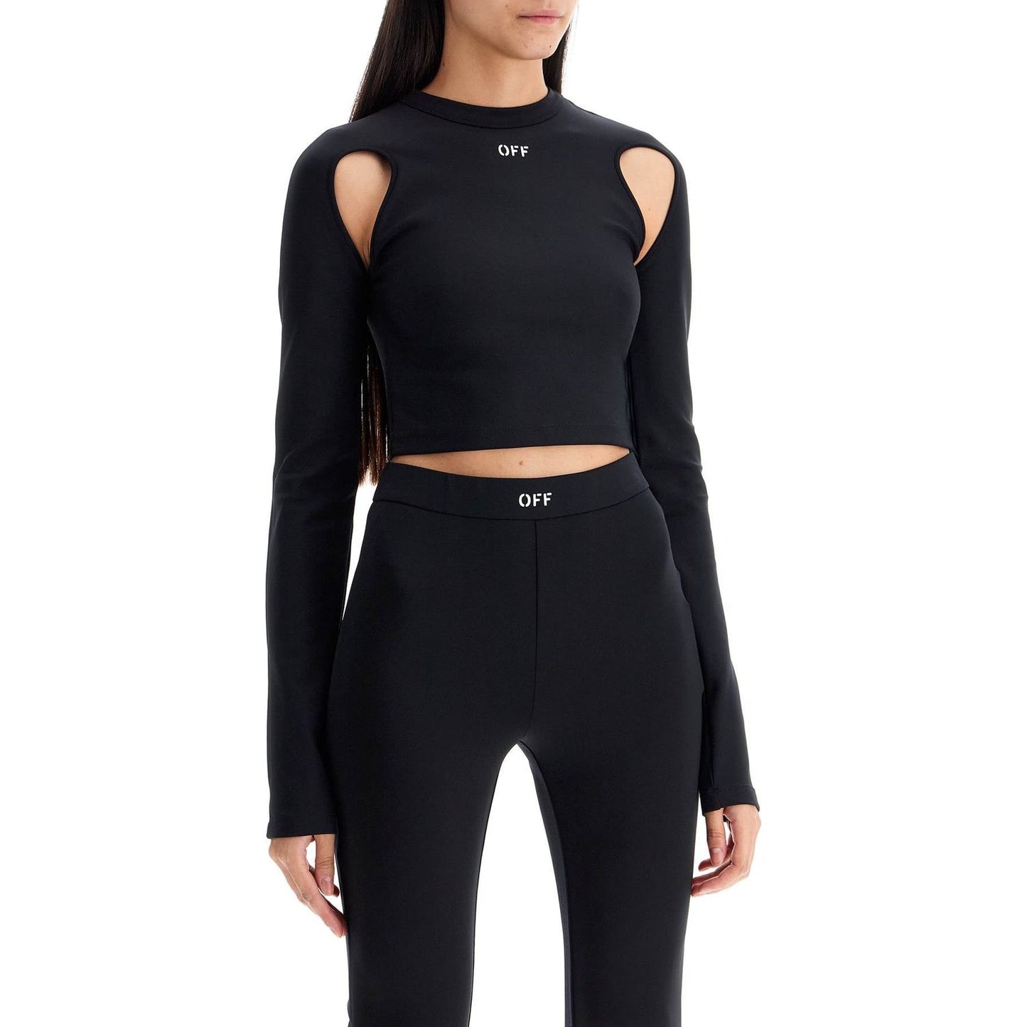 Off-White "cropped top with cut out detail