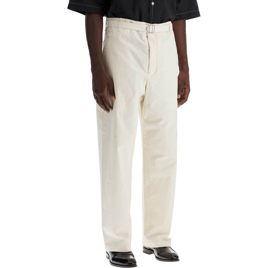 Lemaire straight-cut pants with belt Trousers Lemaire