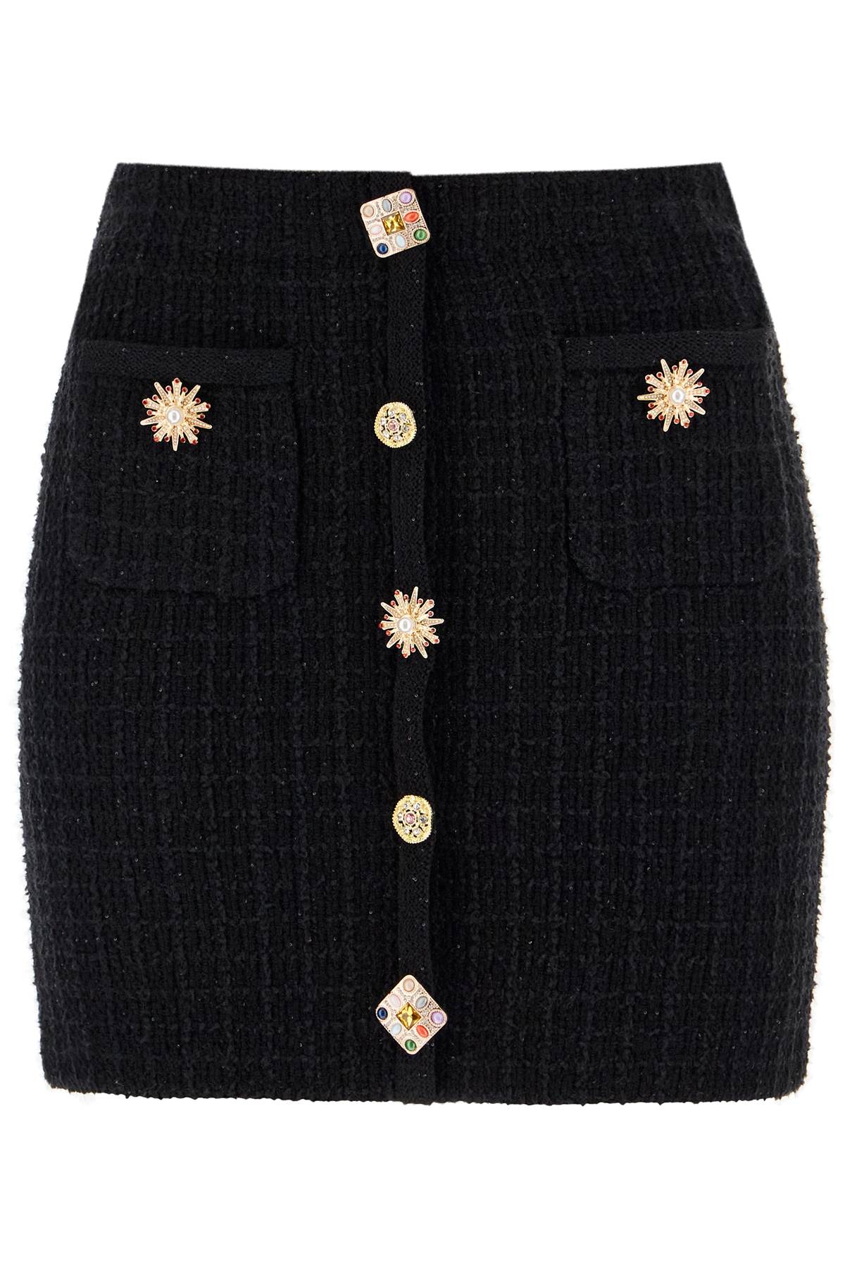 Self-Portrait Self Portrait "knitted mini skirt with jewel buttons Skirts Self-Portrait