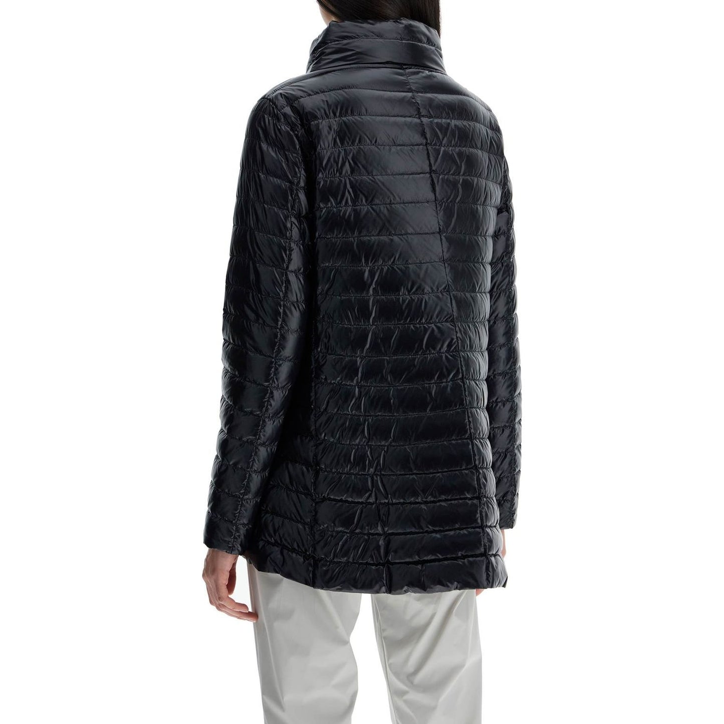 HERNO reversible a-shape down jacket black and gray Jackets HERNO