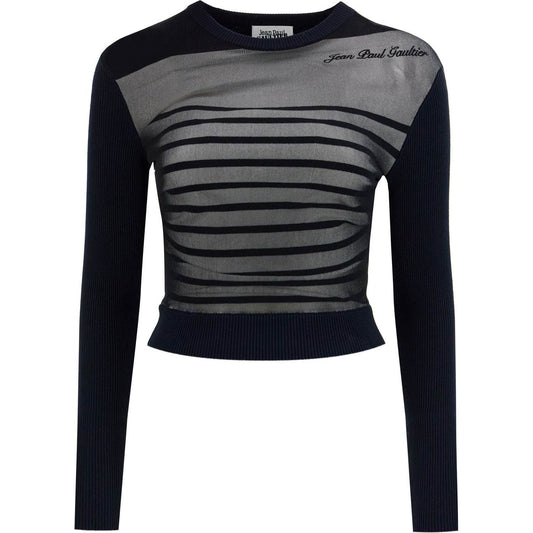 JEAN PAUL GAULTIER "striped mesh sailor shirt Knitwear JEAN PAUL GAULTIER