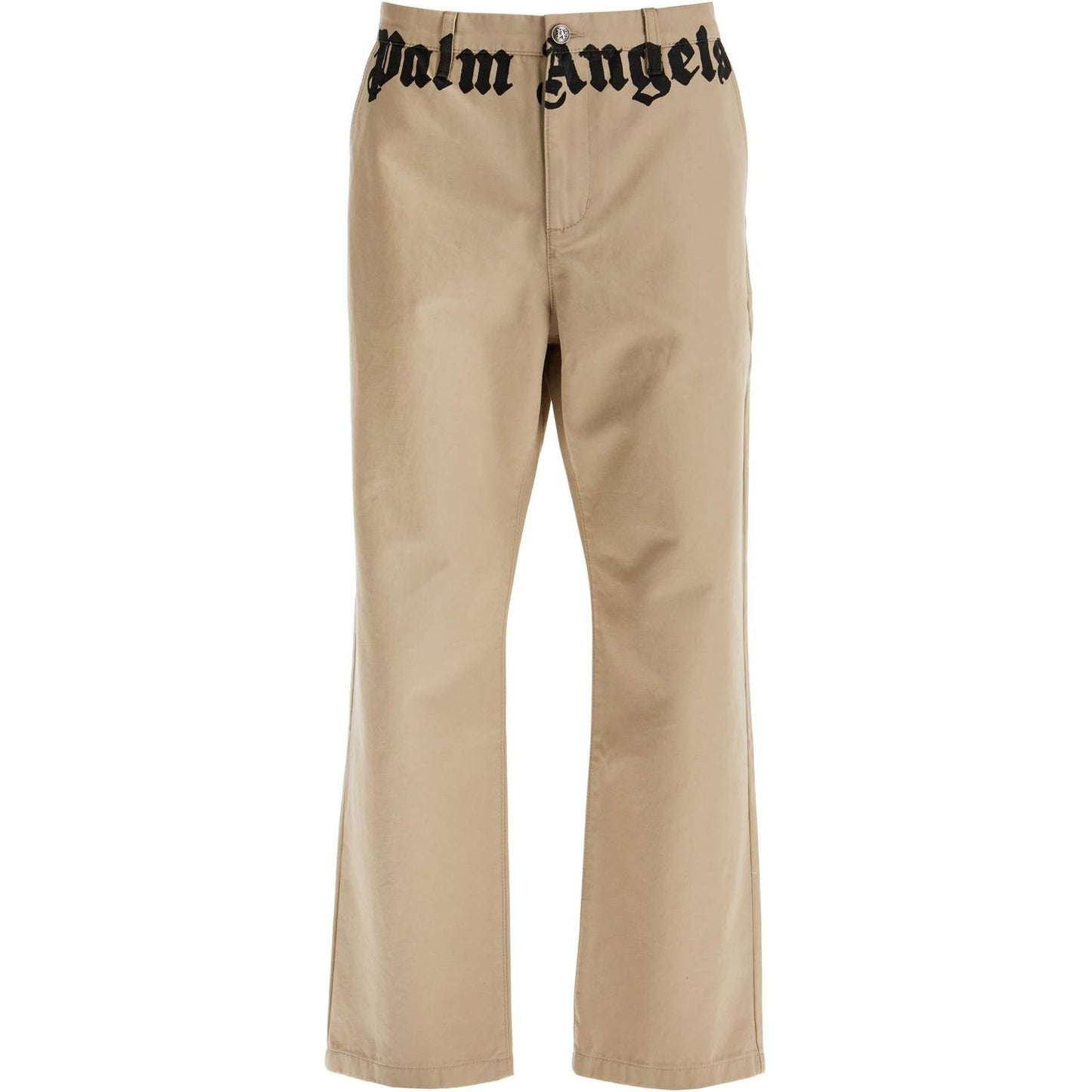 Palm Angels chino pants with logo branding Trousers Palm Angels