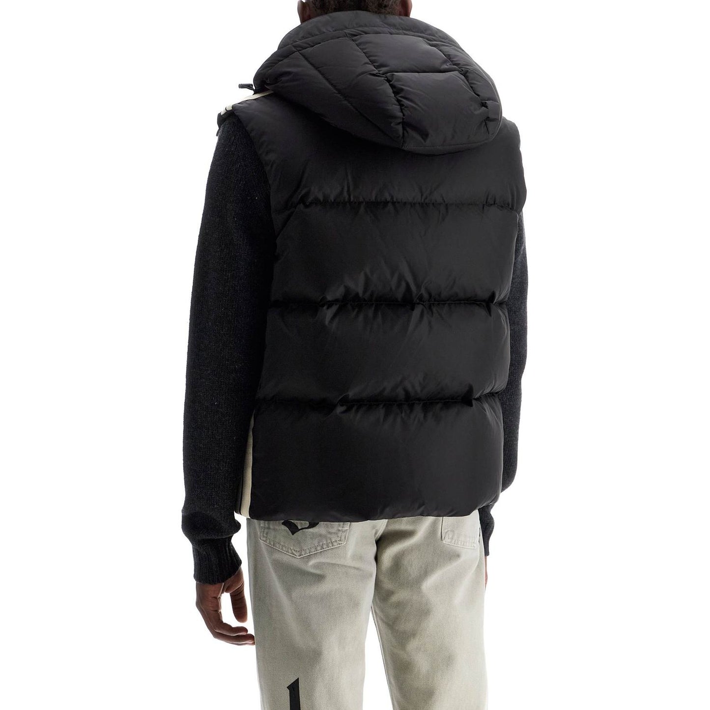 Palm Angels sleeveless down jacket with contrasting Vests Palm Angels