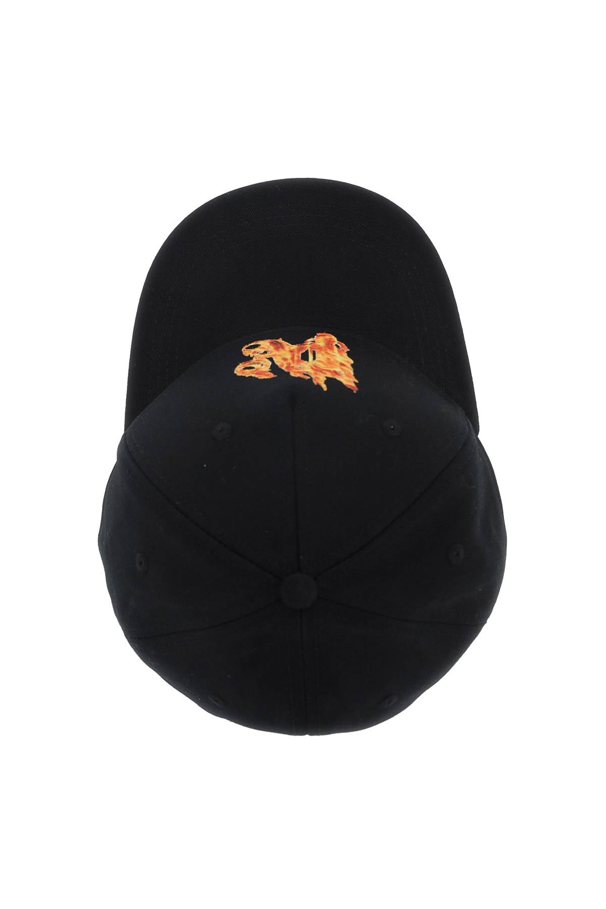 Palm Angels burning monogram baseball cap Scarves Hats & Gloves Palm Angels