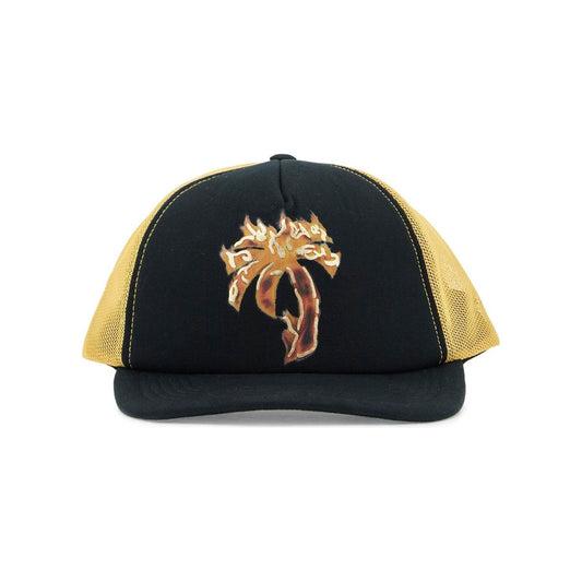 Palm Angels "burning palm trucker hat Scarves Hats & Gloves Palm Angels