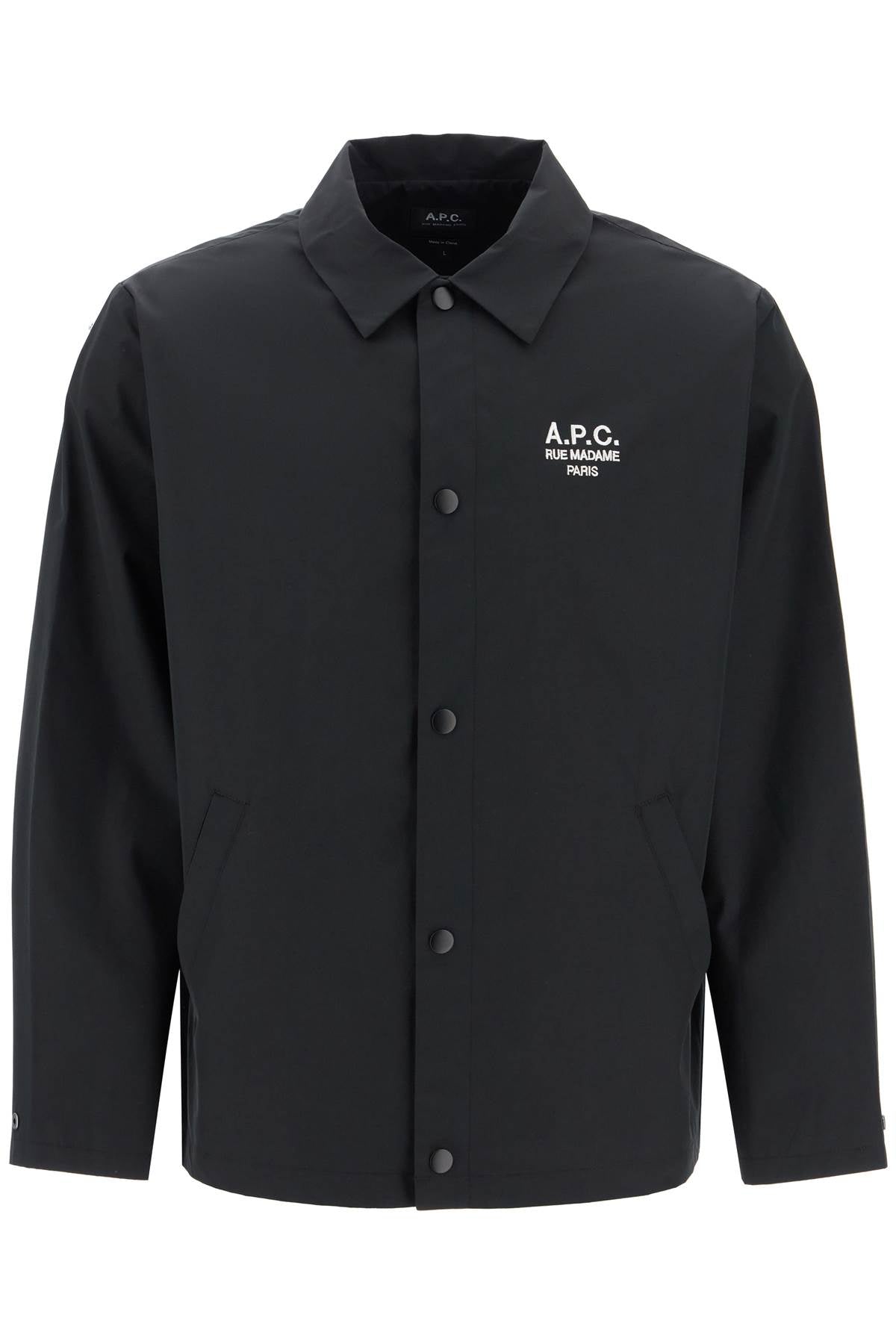 A.P.C. regis cotton blend men overshirt