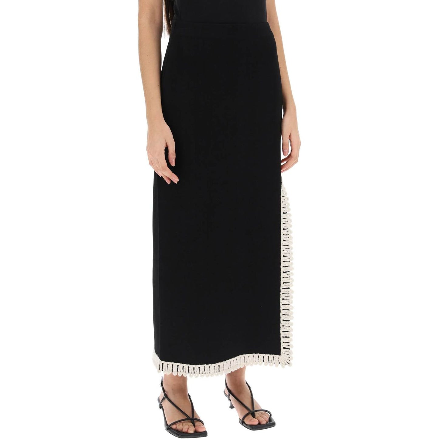 By Malene Birger gabie maxi skirt with crochet trims Skirts By Malene Birger