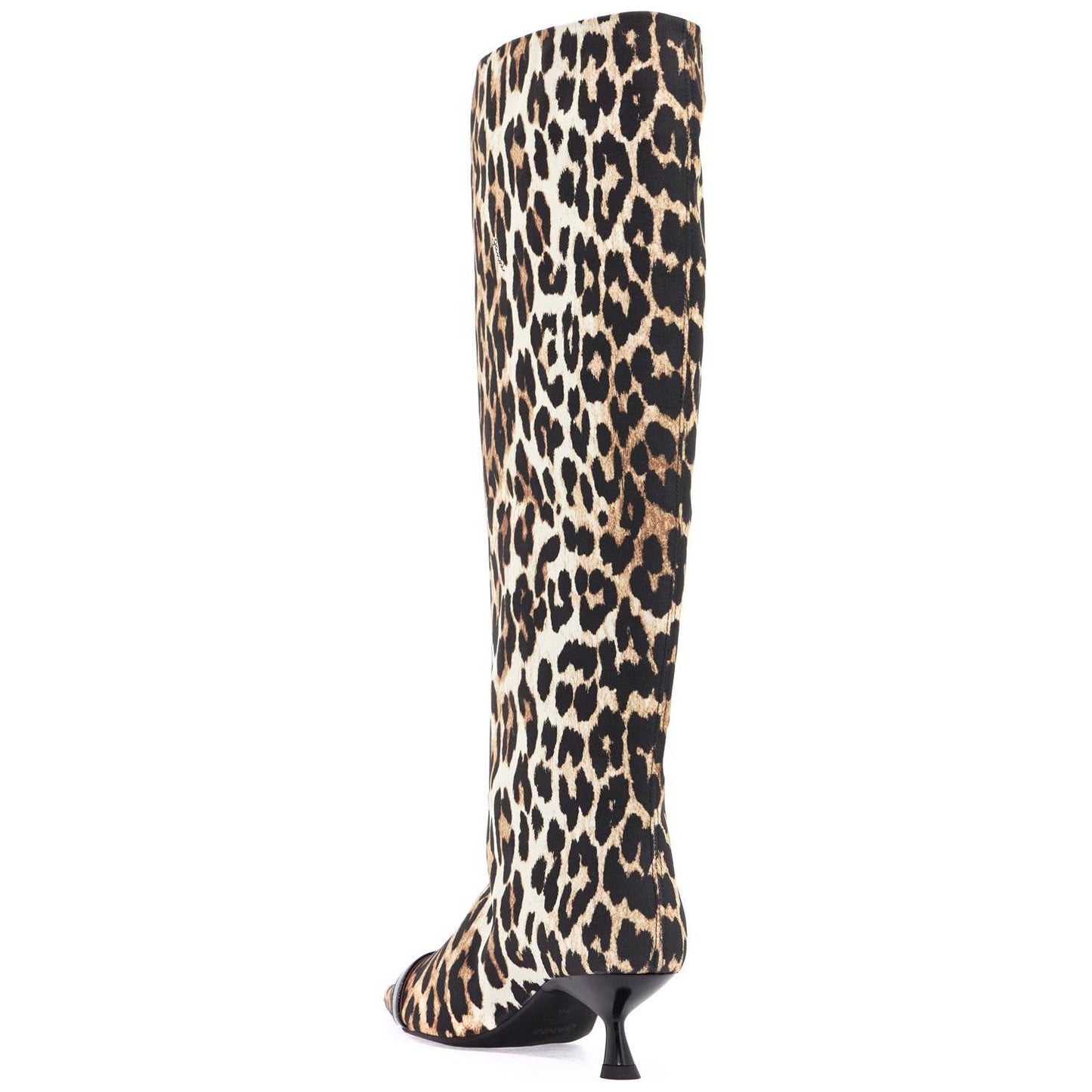 Ganni animal print fabric boots Boots Ganni