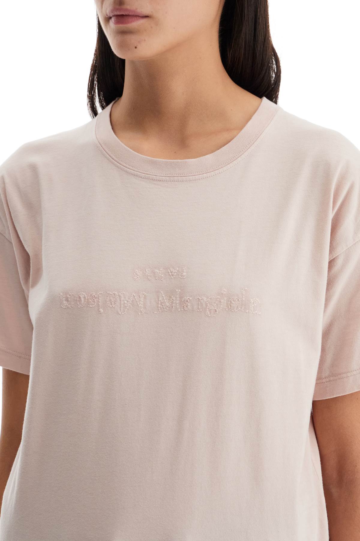 Maison Margiela 'reverse logo t-shirt with Topwear Maison Margiela