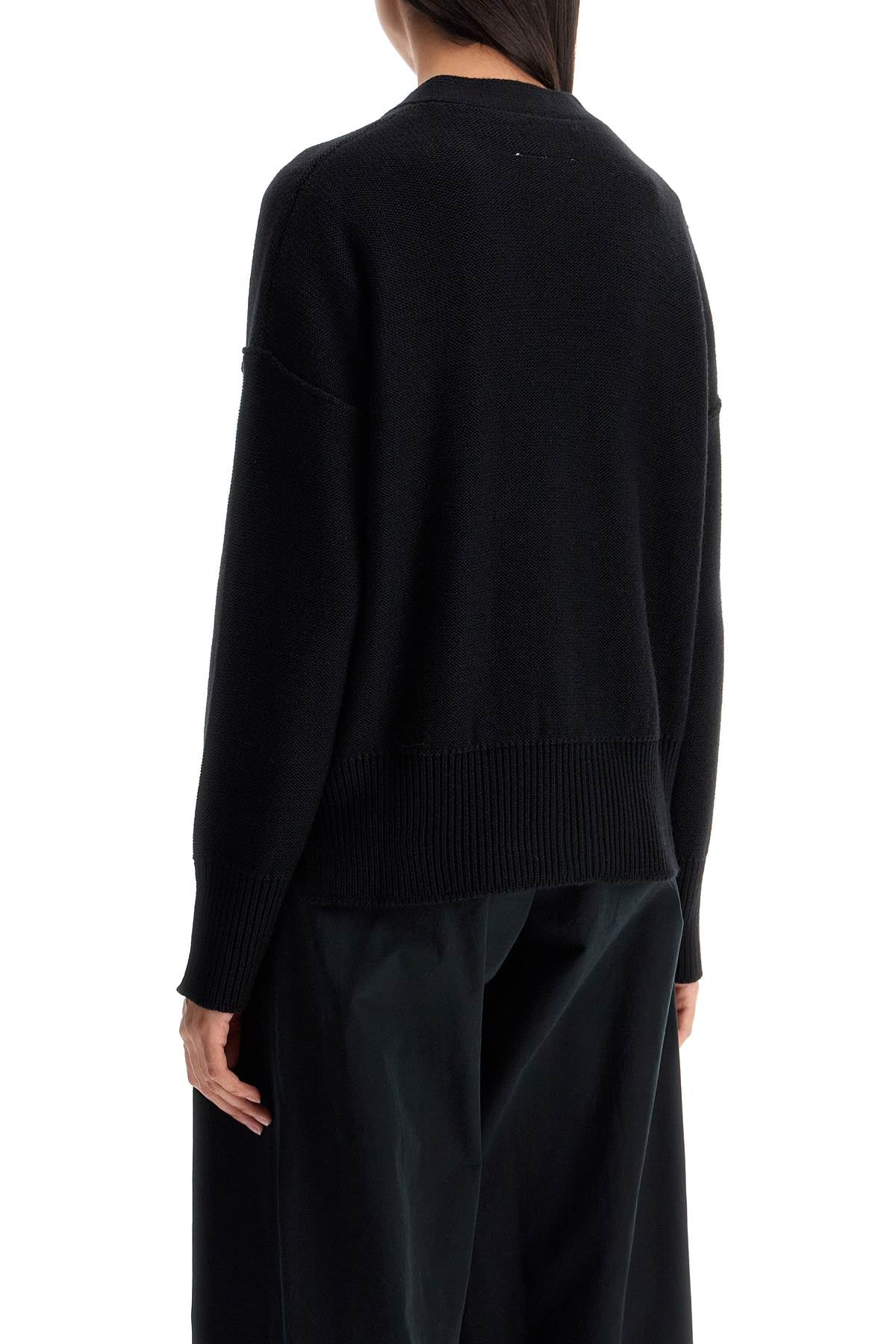 MM6 Maison Margiela destroyed cardigan sweater Knitwear MM6 Maison Margiela