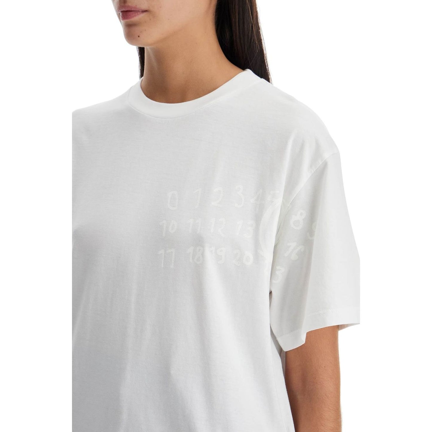 MM6 Maison Margiela numeric logo t-shirt Topwear MM6 Maison Margiela