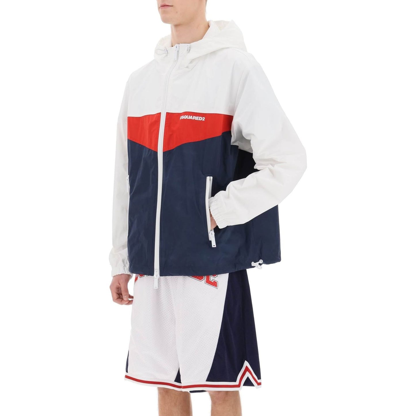 Dsquared2 color block windbreaker jacket Jackets Dsquared2