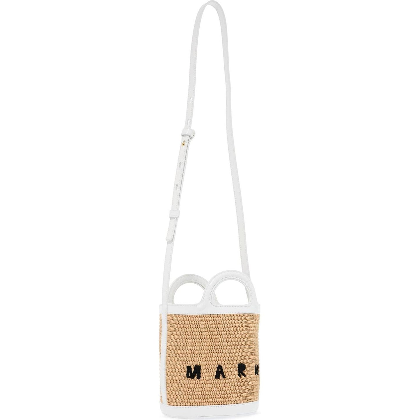 Marni raffia tropicalia bucket bag