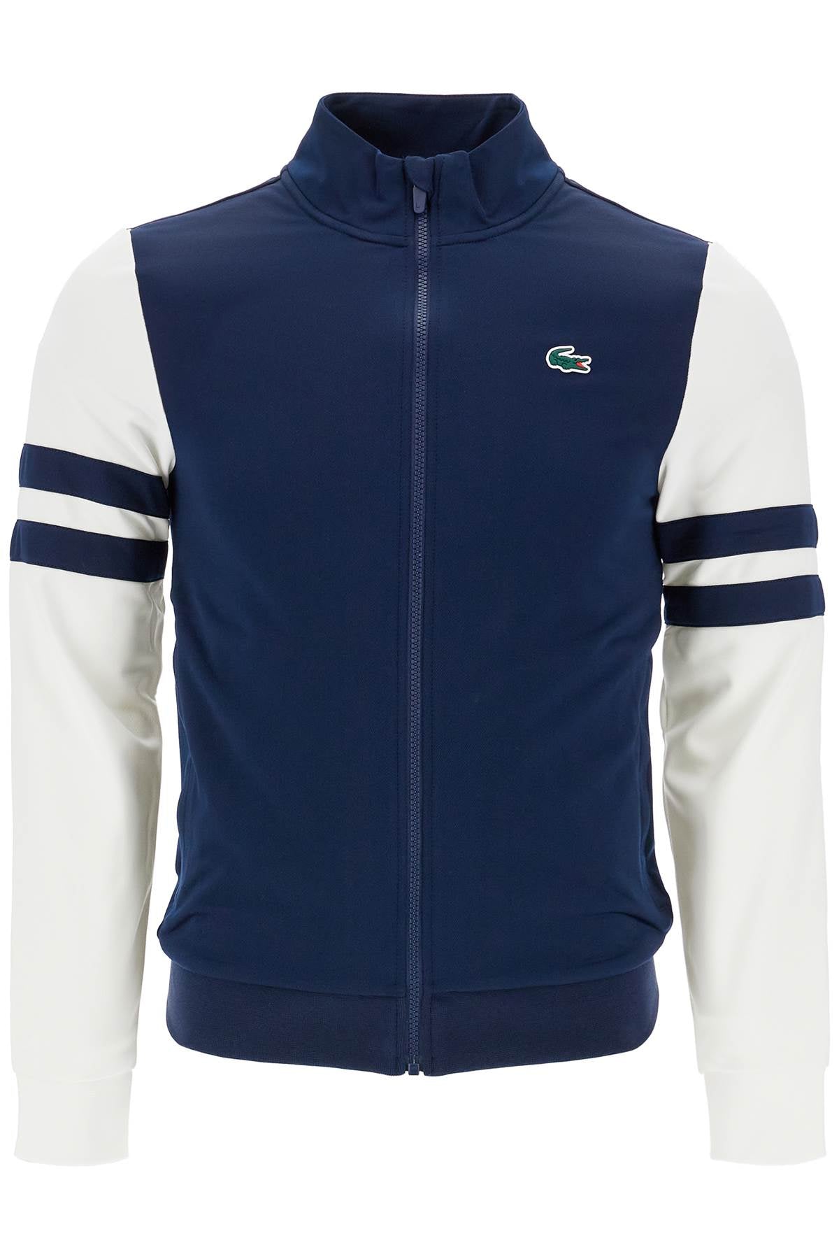 Lacoste full zip sweatshirt with contrasting sleeves Topwear Lacoste