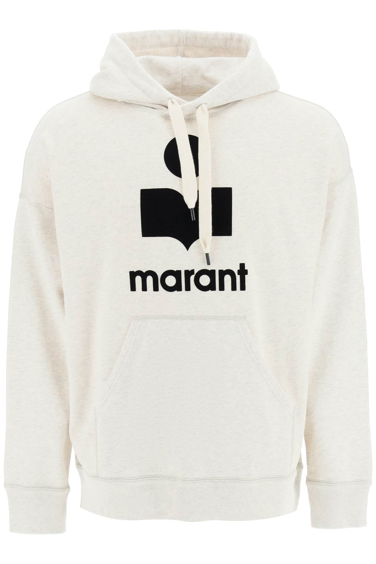 Marant 'miley' hoodie with flocked logo Topwear Marant