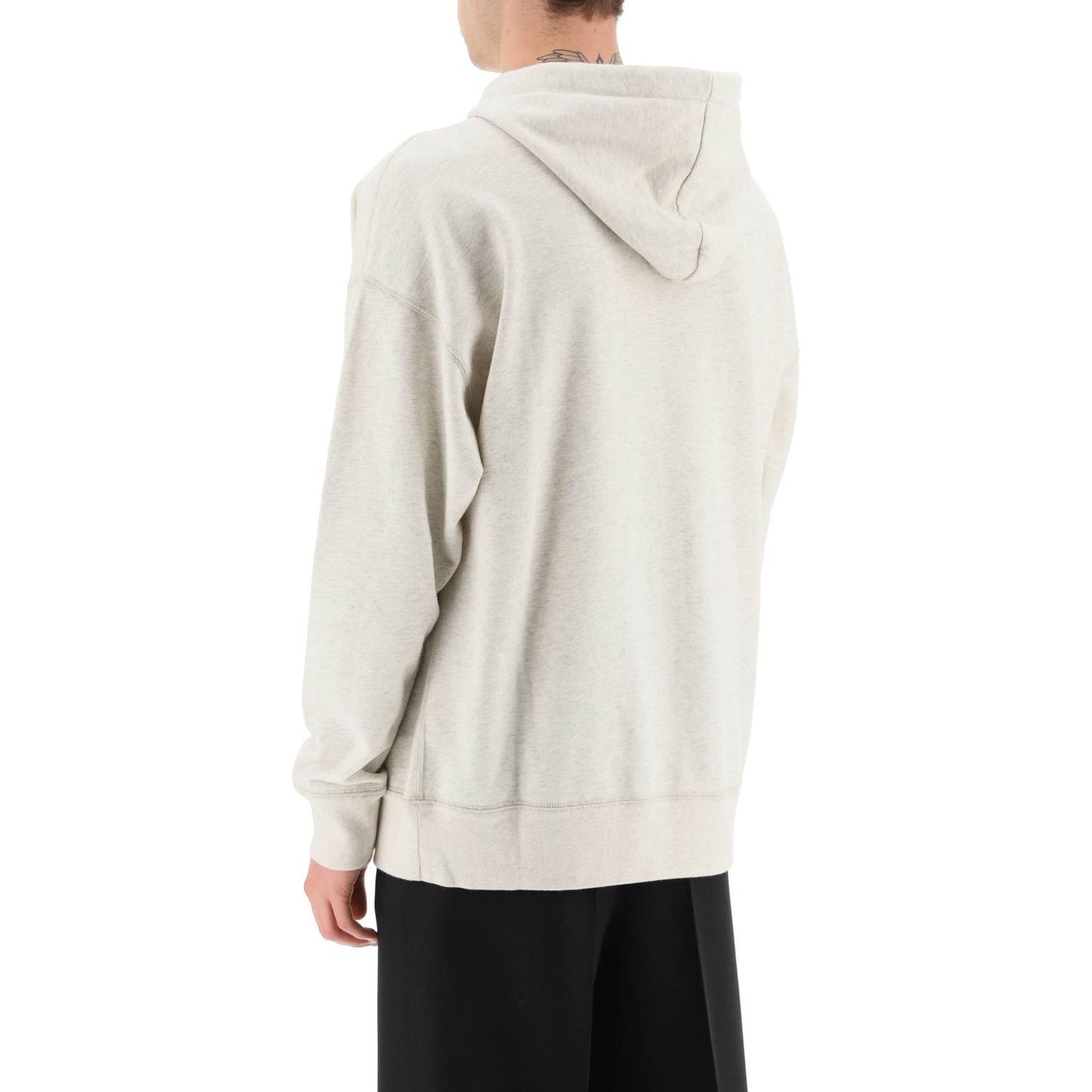 Marant 'miley' hoodie with flocked logo Topwear Marant