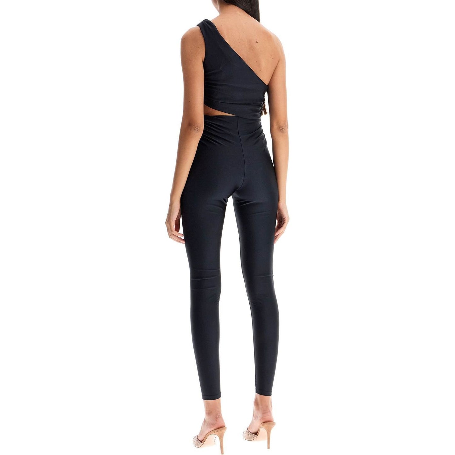 THE ANDAMANE one-shoulder pop Jumpsuits THE ANDAMANE