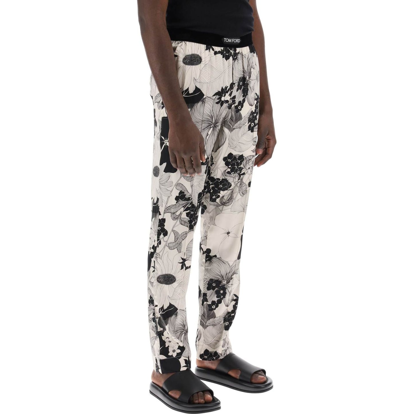 Tom Ford pajama pants in floral silk Beachwear & underwear Tom Ford