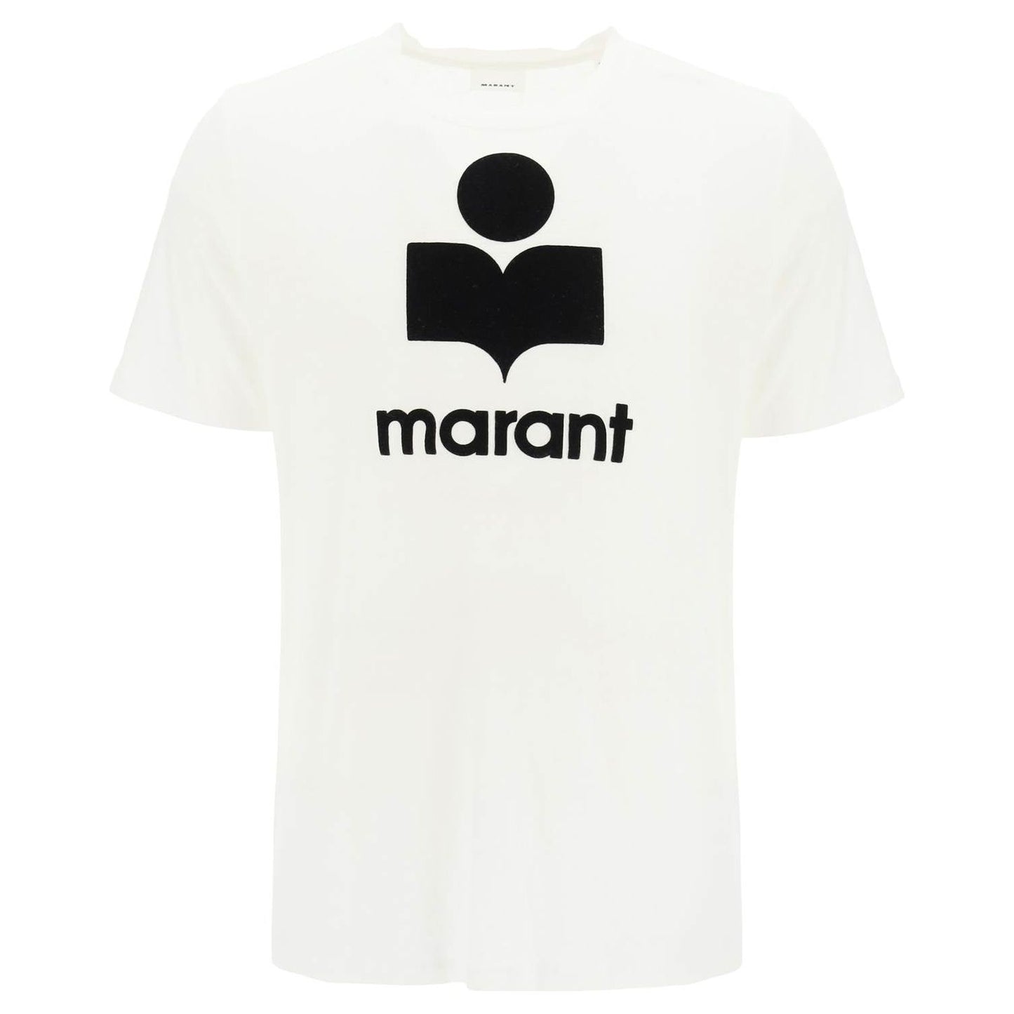 Marant karman linen logo t-shirt Topwear Marant