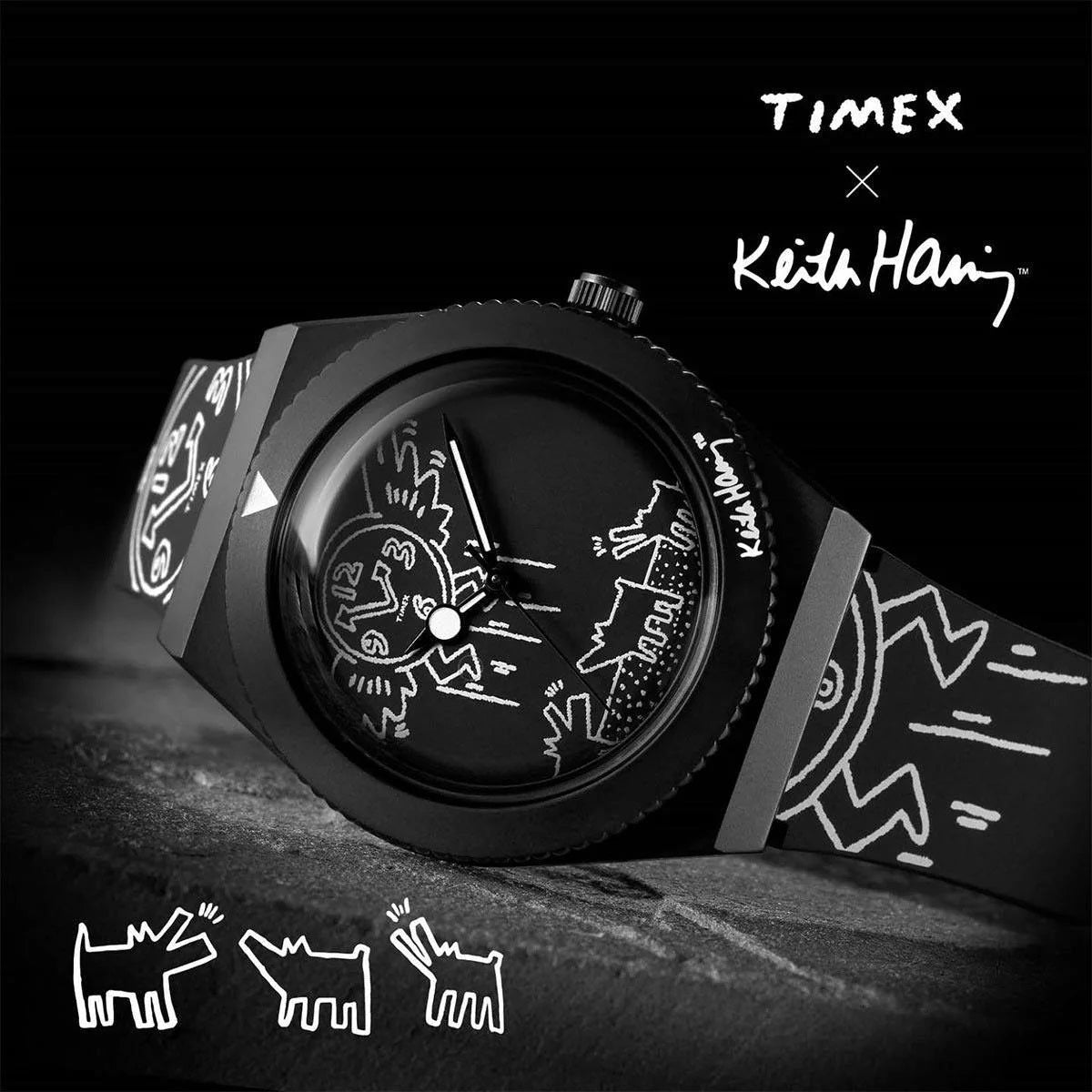 TIMEX Mod. Q X KEITH HARING Special Edt. WATCHES TIMEX