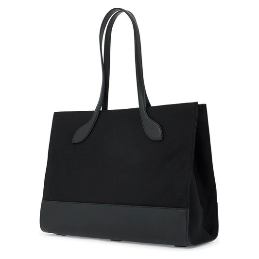 Bally east/west nylon and leather tote bag Shopper Bally