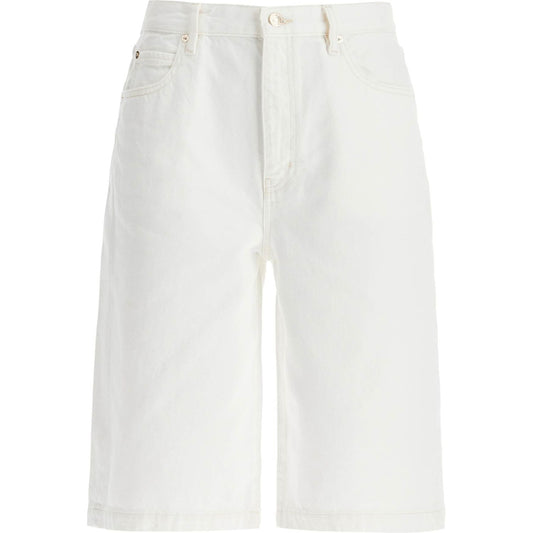 FRAME flared denim bermuda shorts. Short trousers FRAME