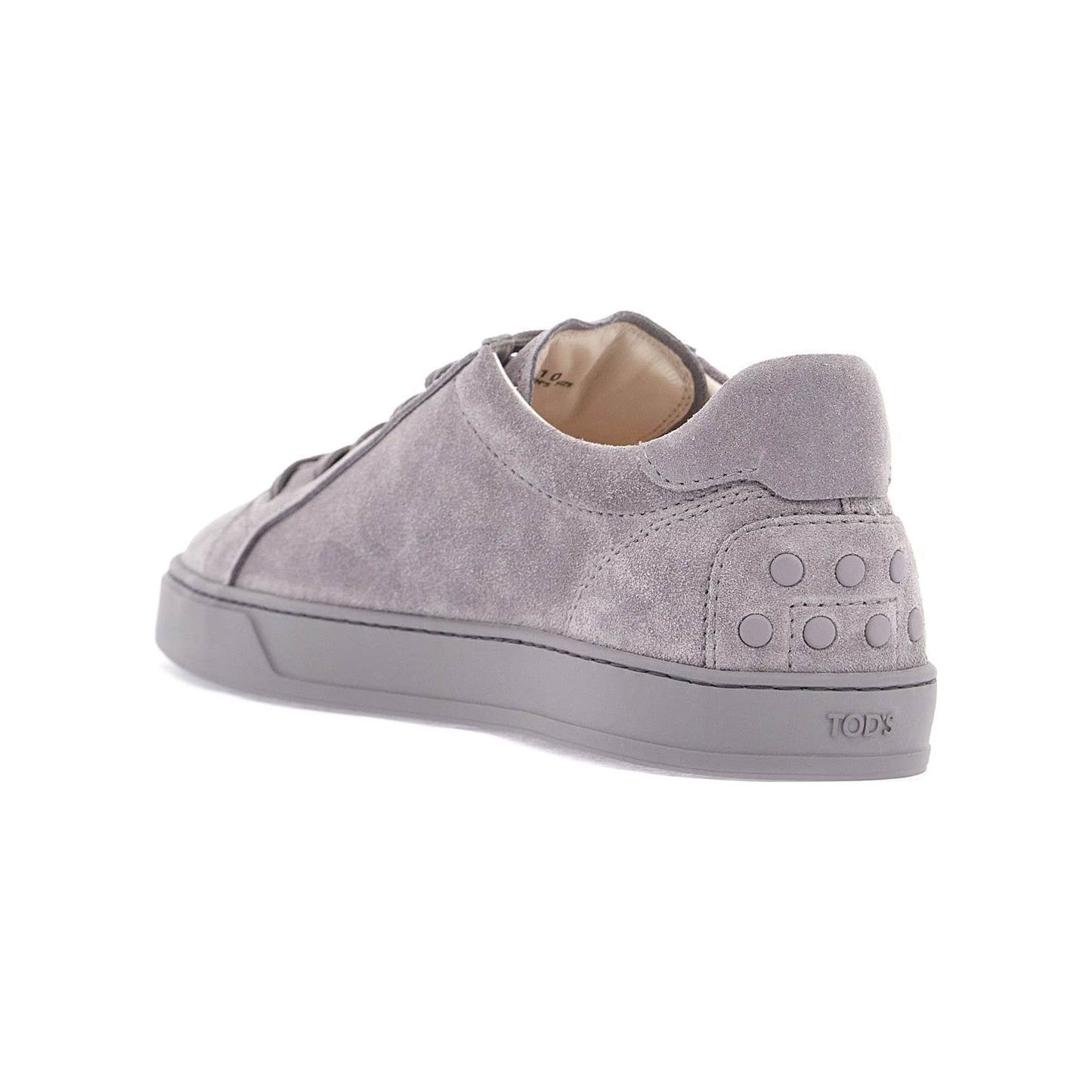 Tod'S lace-up shoes in suede mouse grey with rubber sole Lace-ups Tod'S