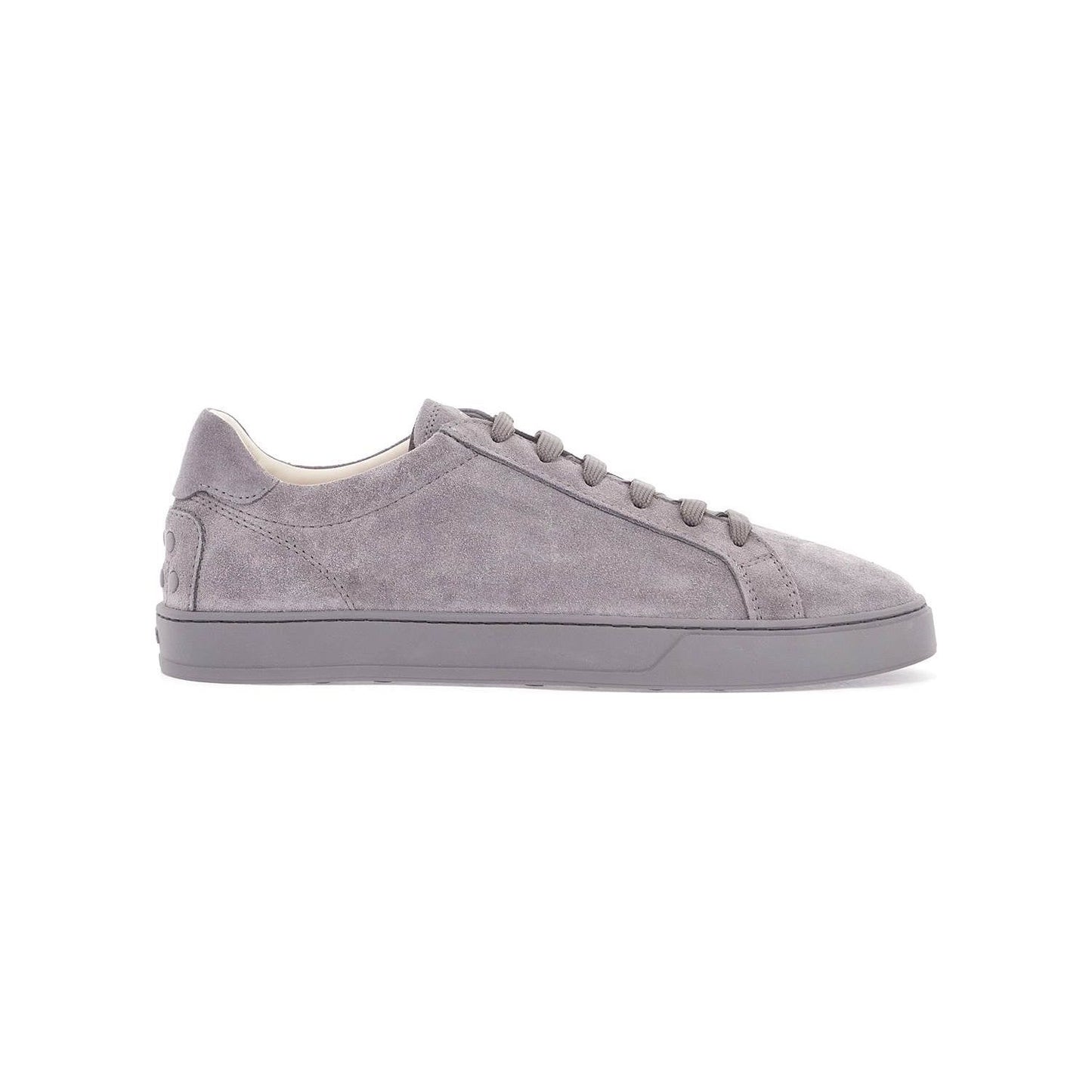 Tod'S lace-up shoes in suede mouse grey with rubber sole Lace-ups Tod'S