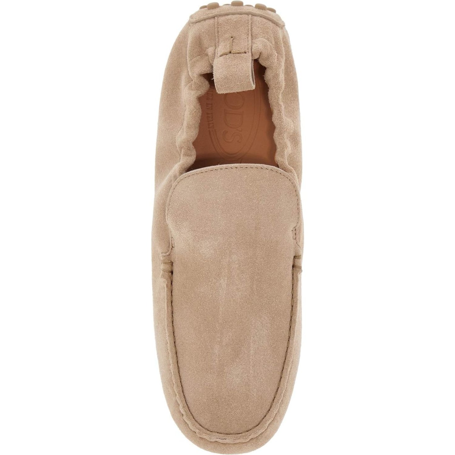 Tod'S gathered leather slippers in cord color Mules Tod'S