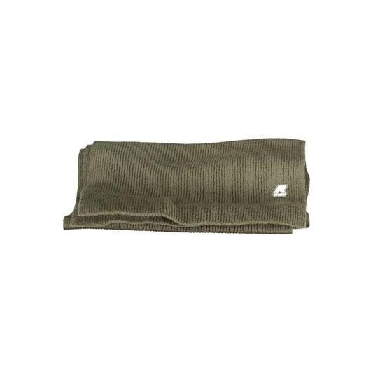 Green 100 Wool Scarf