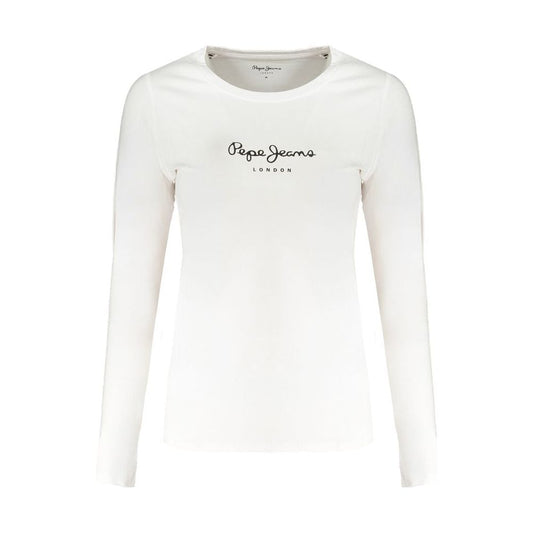 White Cotton Tops & T-Shirt Pepe Jeans
