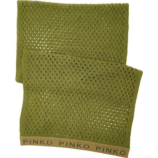 Green Acrylic Scarf PINKO